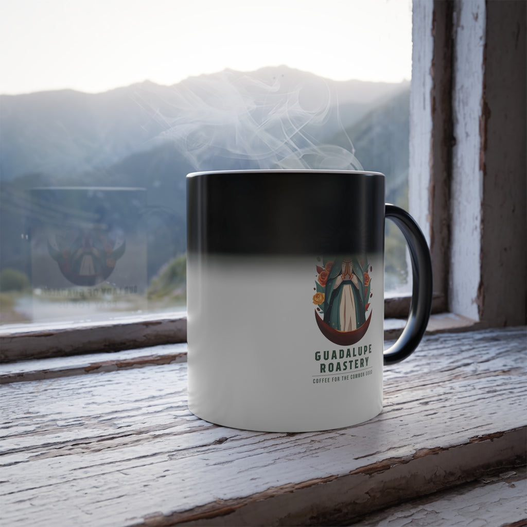 Color Morphing Mug, 11oz - Our Lady of Guadalupe - GuadalupeRoastery