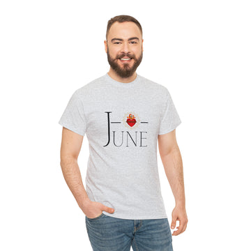 JUNE Sacred Heart - Unisex Heavy Cotton Tee - GuadalupeRoastery