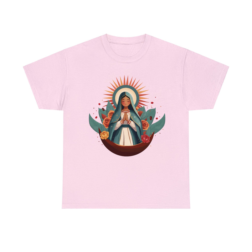 Unisex Heavy Cotton Tee - Our Lady of Guadalupe - GuadalupeRoastery