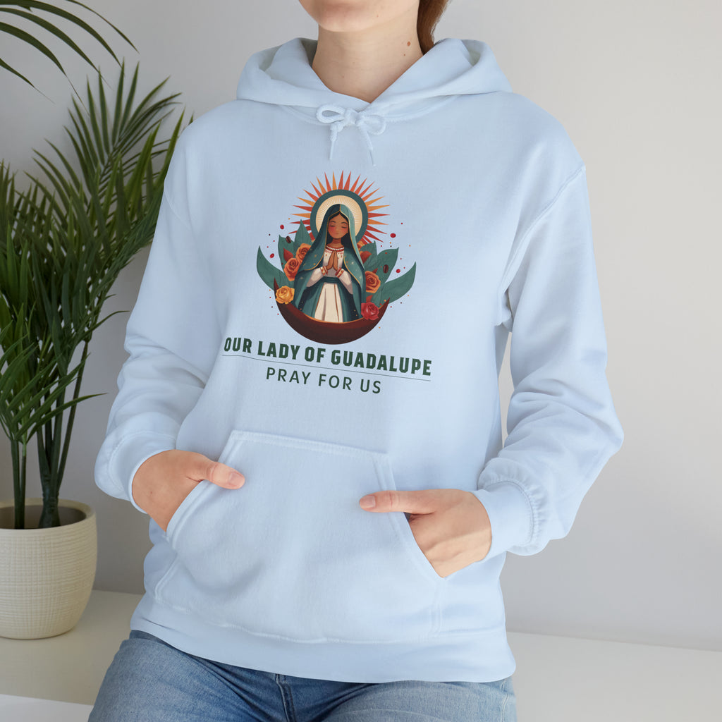 Our Lady of Guadalupe - Unisex Heavy Blend™ Hooded Sweatshirt - GuadalupeRoastery