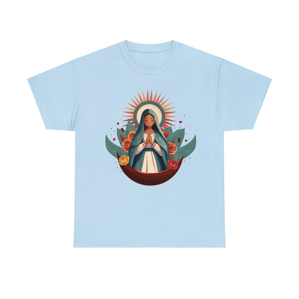 Unisex Heavy Cotton Tee - Our Lady of Guadalupe - GuadalupeRoastery