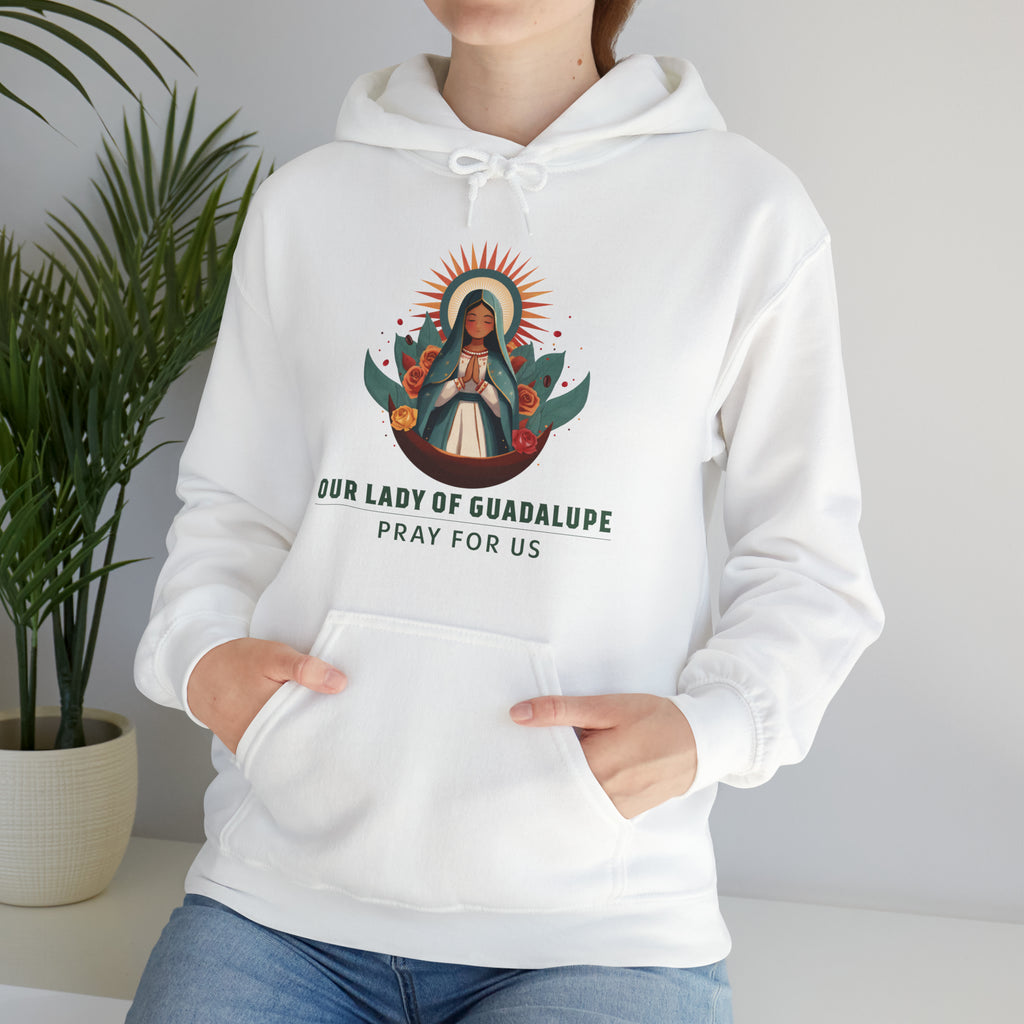 Our Lady of Guadalupe - Unisex Heavy Blend™ Hooded Sweatshirt - GuadalupeRoastery