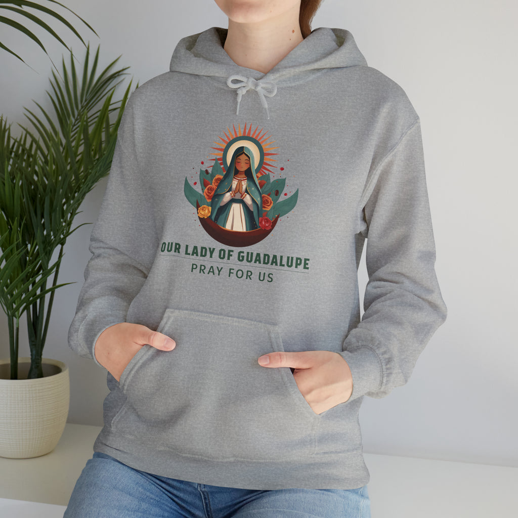 Our Lady of Guadalupe - Unisex Heavy Blend™ Hooded Sweatshirt - GuadalupeRoastery